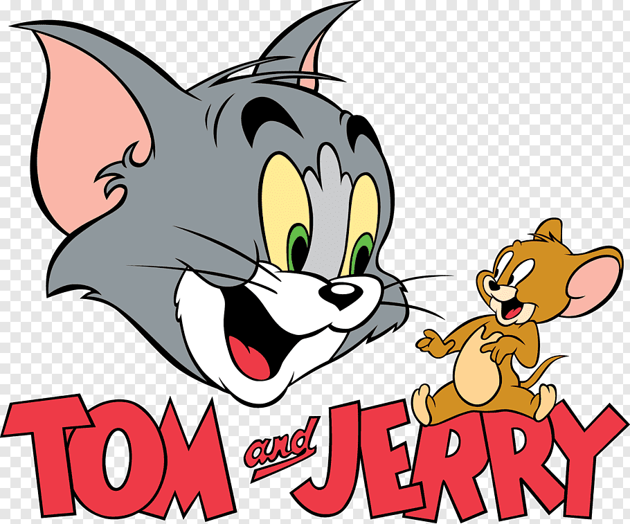 Tom and Jerry Logo 27 vinyl decal